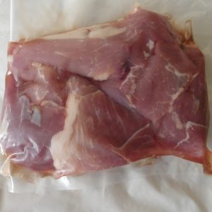 Sauté de porc nature